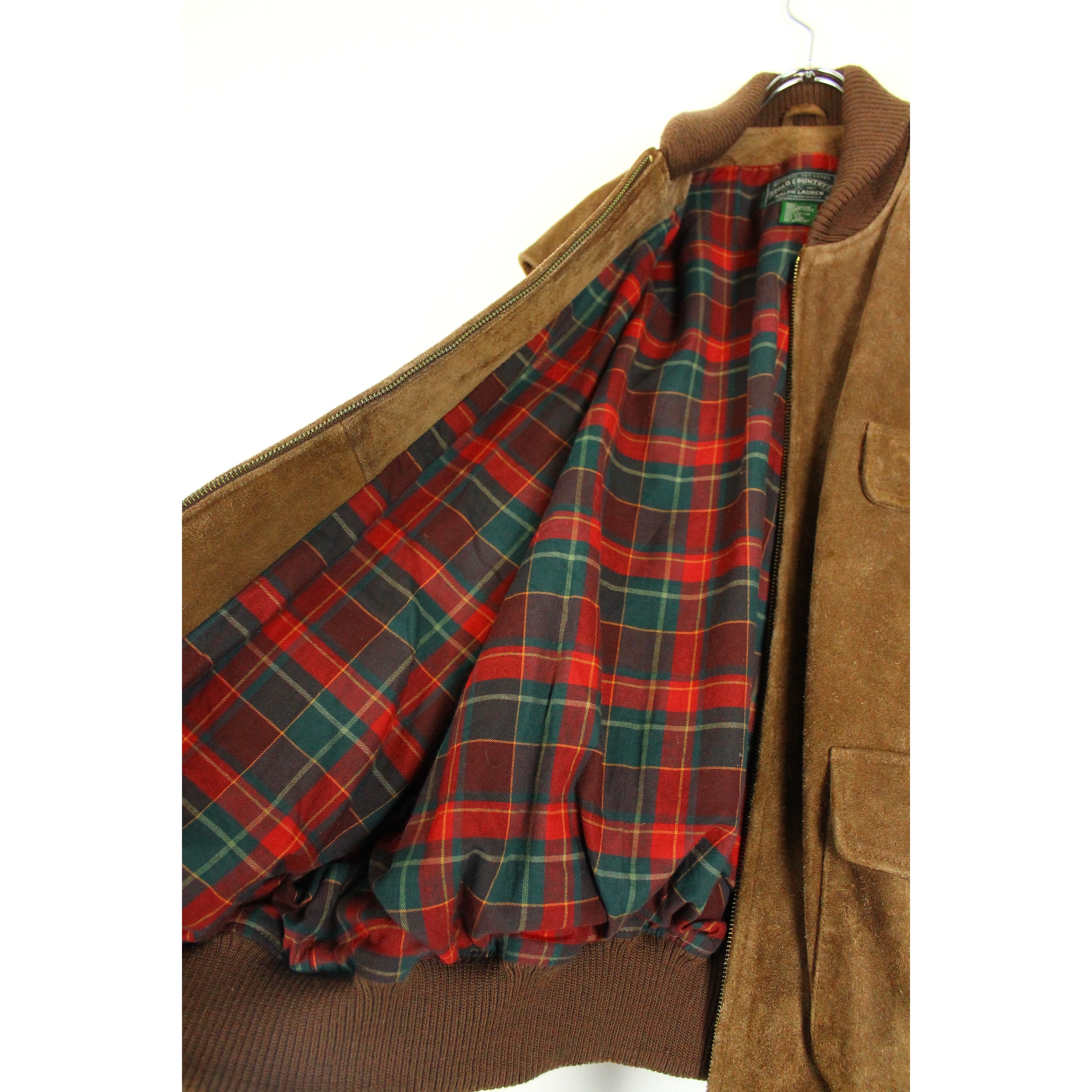 1990's POLO COUNTRY RALPH LAUREN スエードレザーブルゾン 【ME-0715