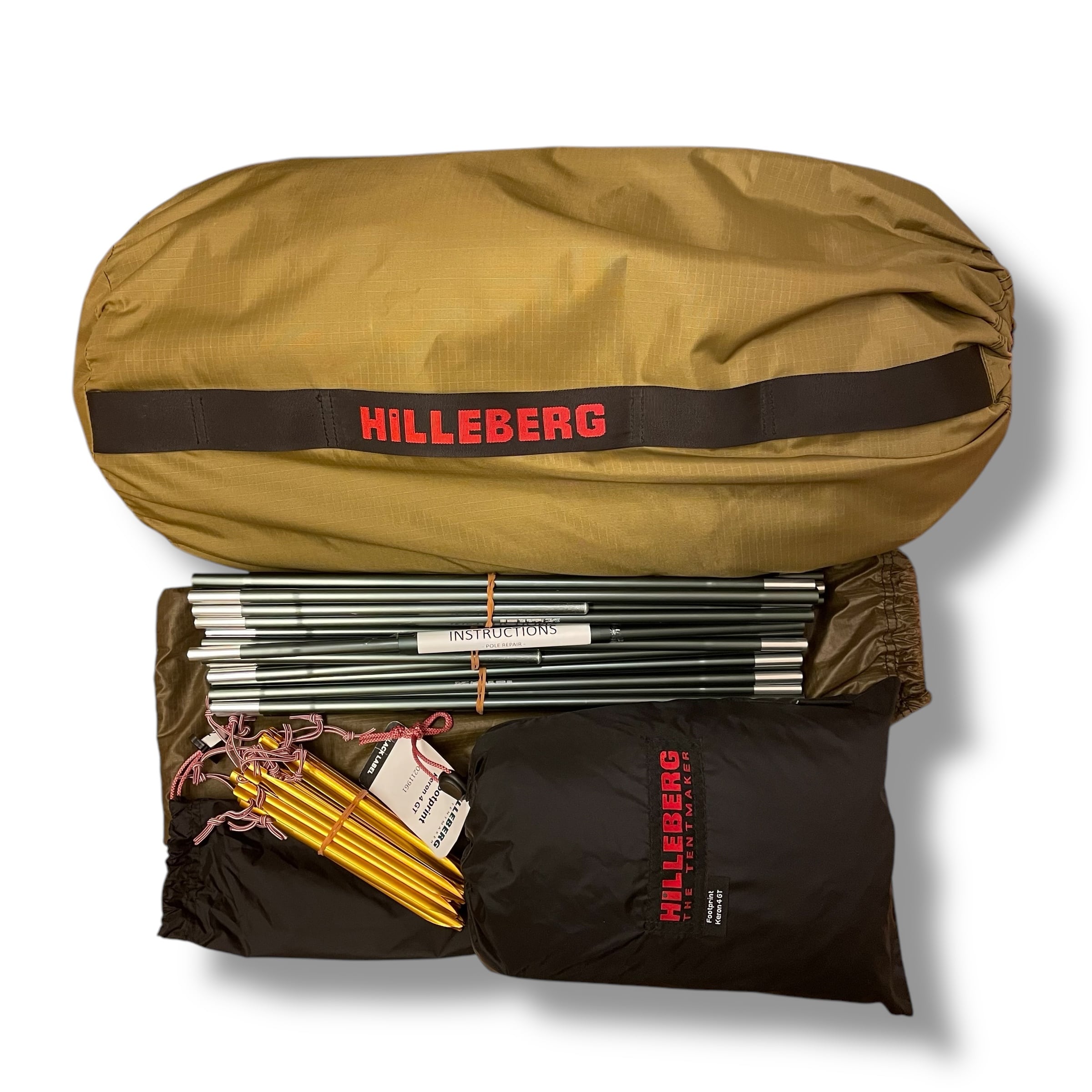 HILLEBERG ヒルバーグ ケロン4GT フットプリント付 keron4GT サンド 