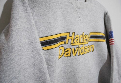 ビンテージハーレーダビッドソン 前vスウェット