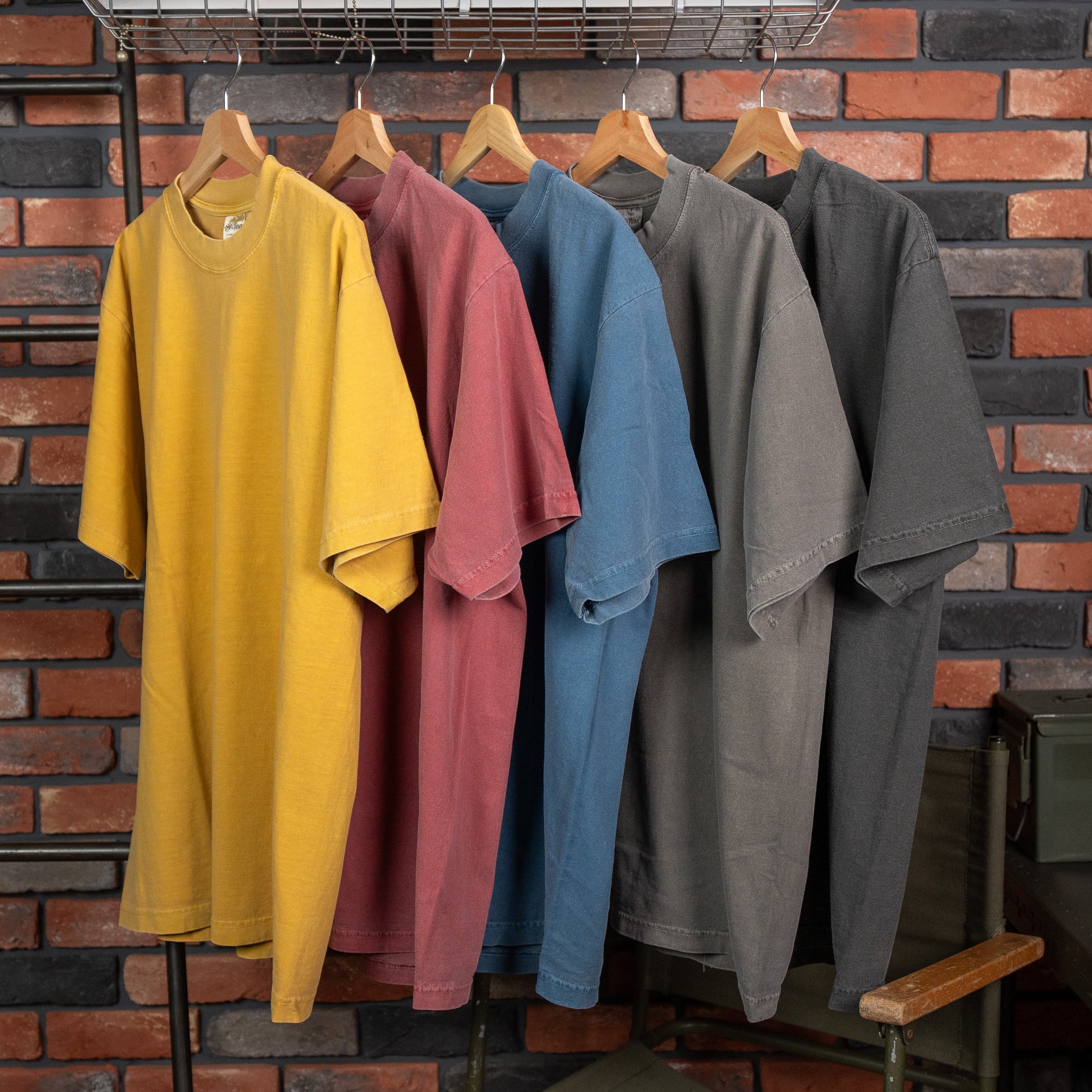 SHAKA WEAR】7.5oz Max Heavyweight Garment Dye Shortsleeve T-shirt