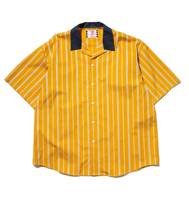 【SON OF THE CHEESE】Stripe Cleric Shirt