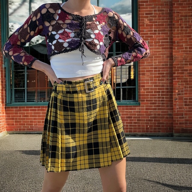【LADIES】crochet cropped tops