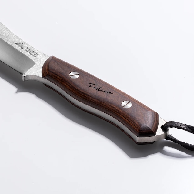 【FEDECA】ブッシュクラフトナイフ プレーンブラウン