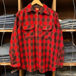 1940S FIVE BROTHER H/Z WOOL CHECK SHIRT