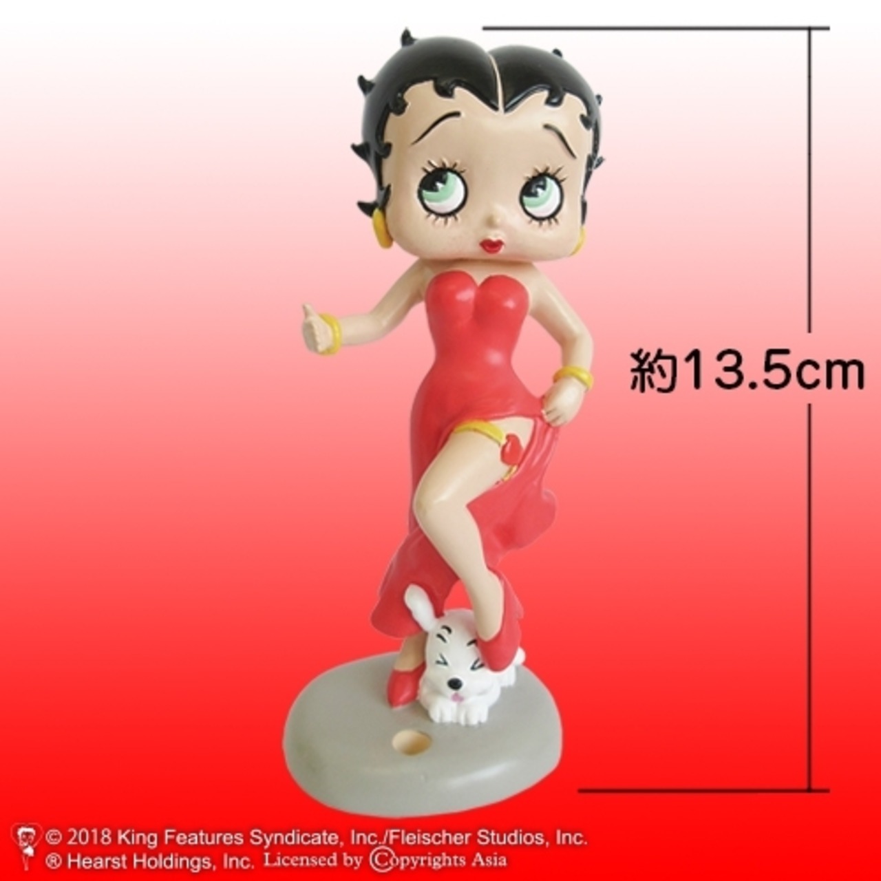 ベティー ブープ　ペン立て　赤いドレスのベティー BettyBoop PenStand RedDress/ロータリーヒロ - 4