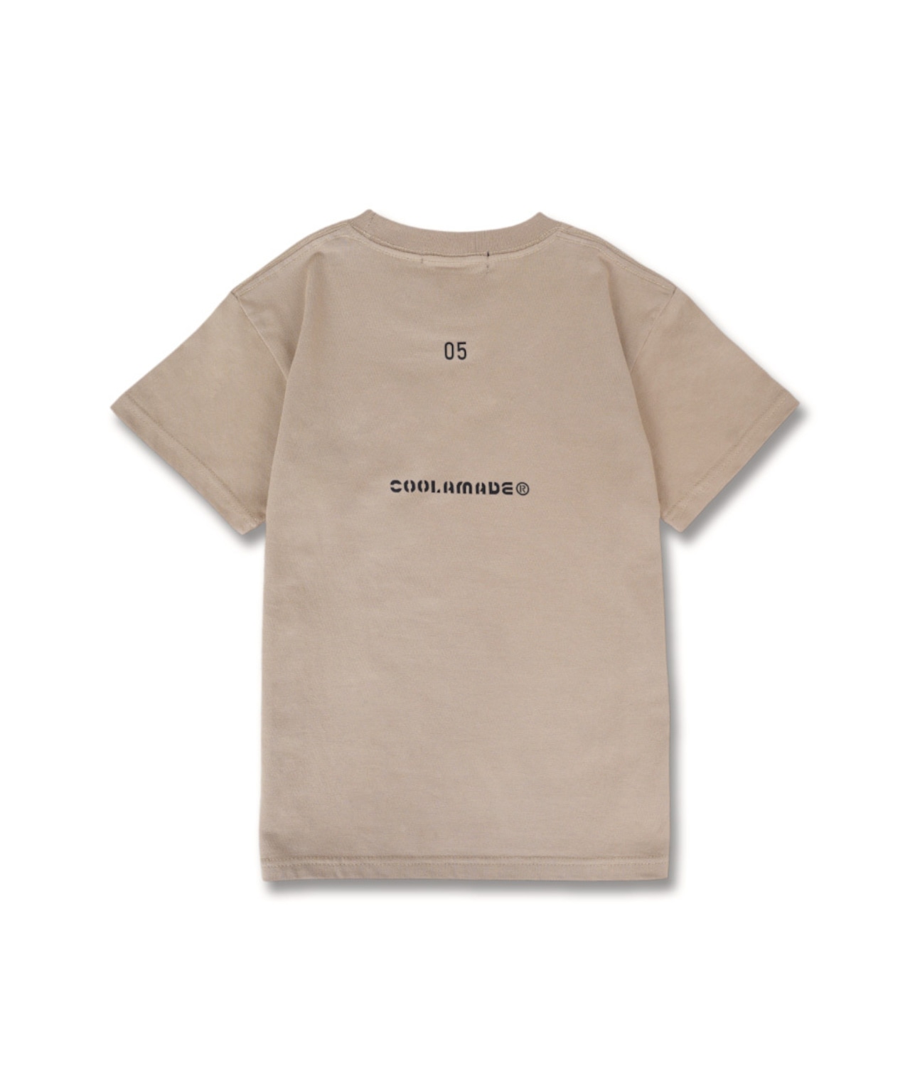 COOLAミニベアープリントコンパクトTシャツ (BEIGE) CQ-48098
