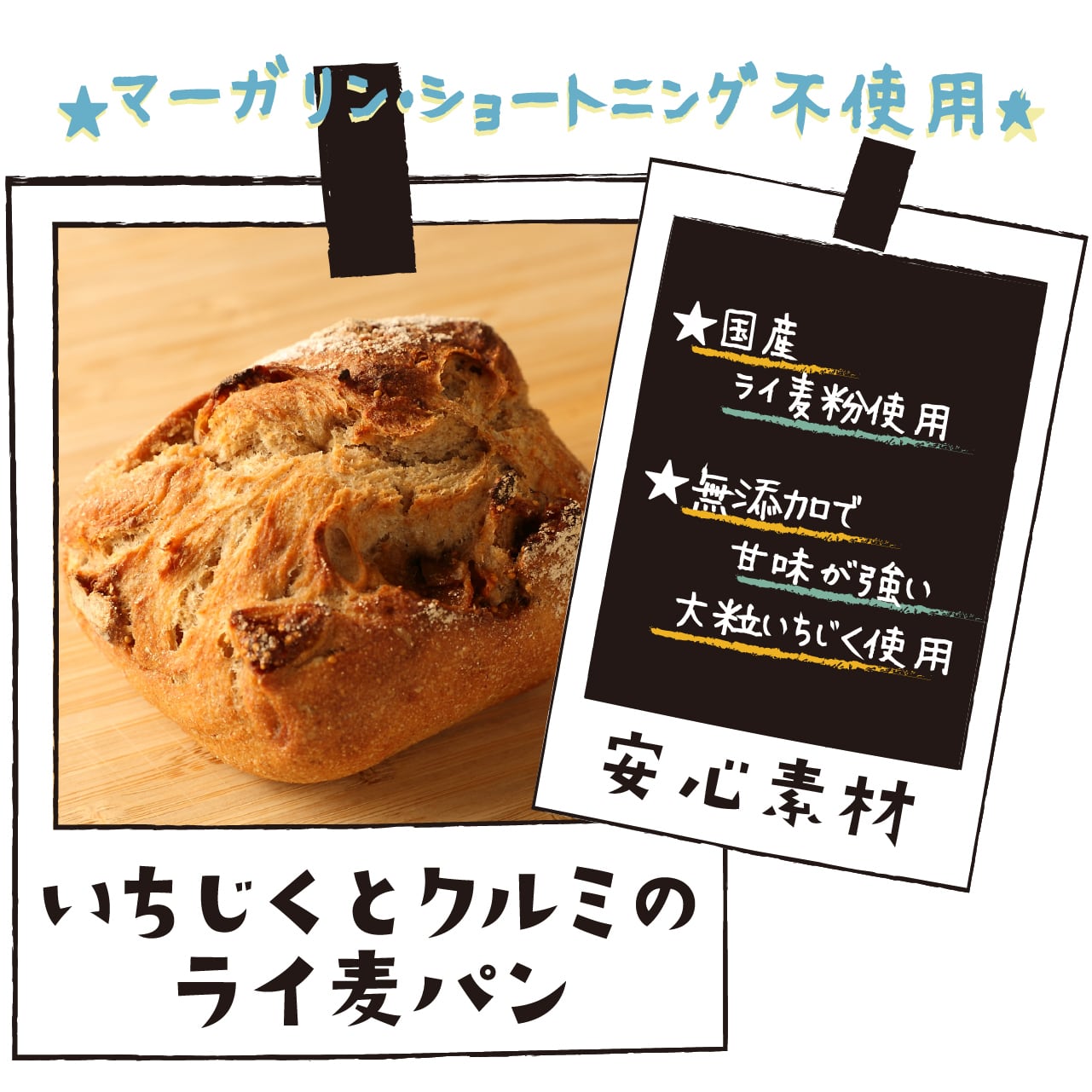 いちじくとクルミのライ麦パン
