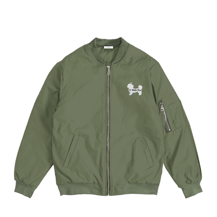 U Shih Tzu MA1 Jacket Khaki U5006