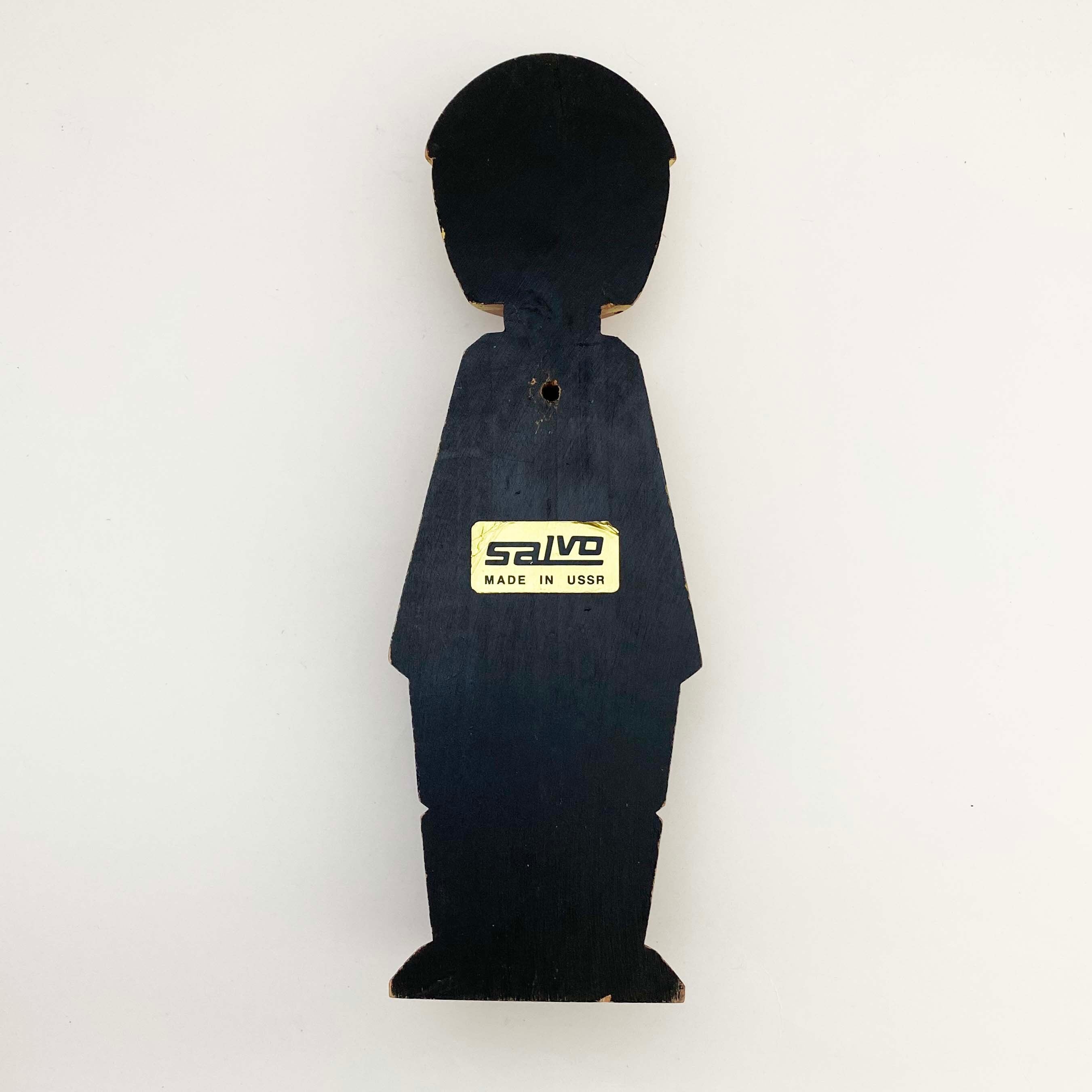 エストニアSALVO人形　ヴィンテージ民族衣装のペア壁掛け