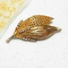 リーフブローチ　ヴィンテージブローチのセール通販　1091B