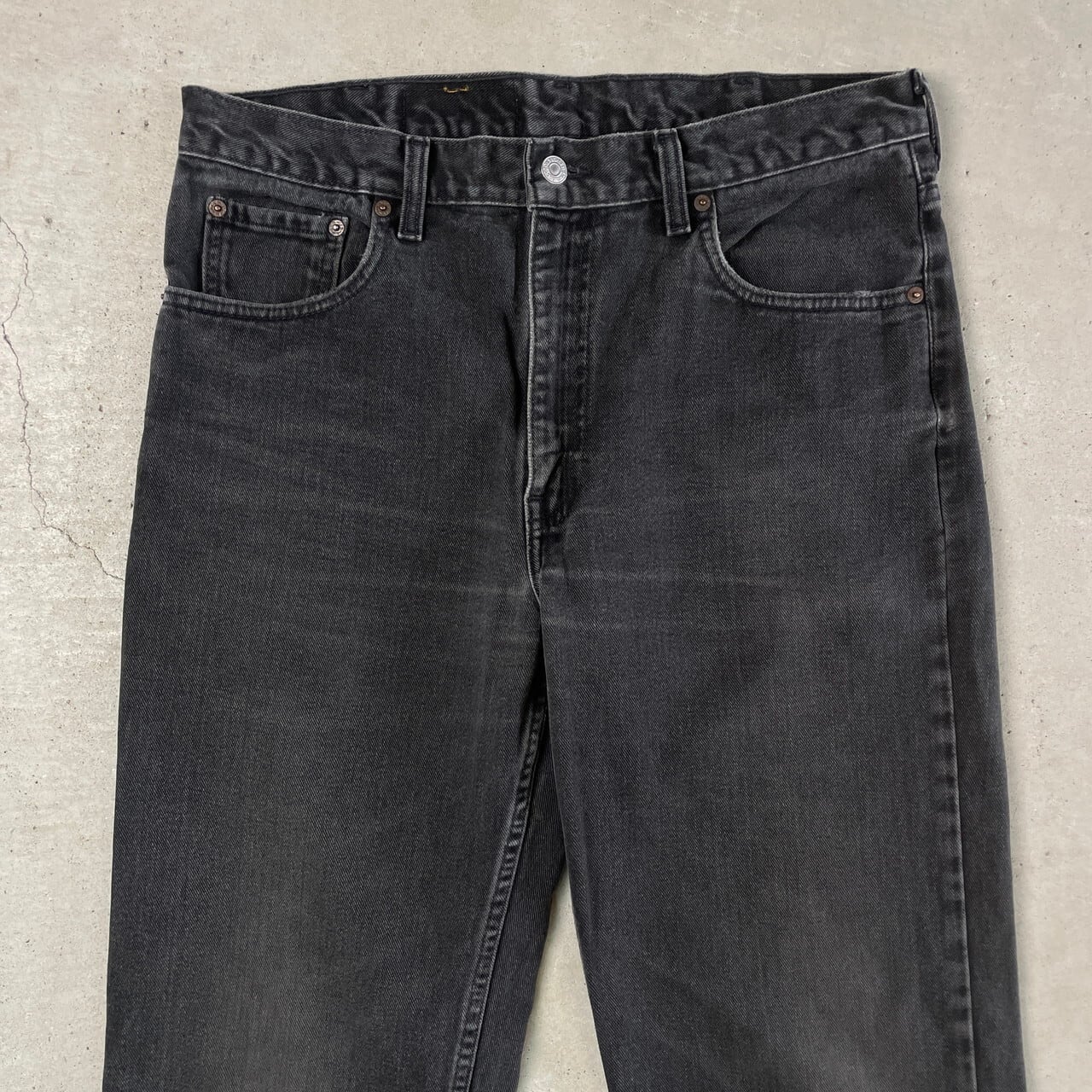 90年代 カナダ製 Levi's リーバイス 516 ブラックデニムパンツ