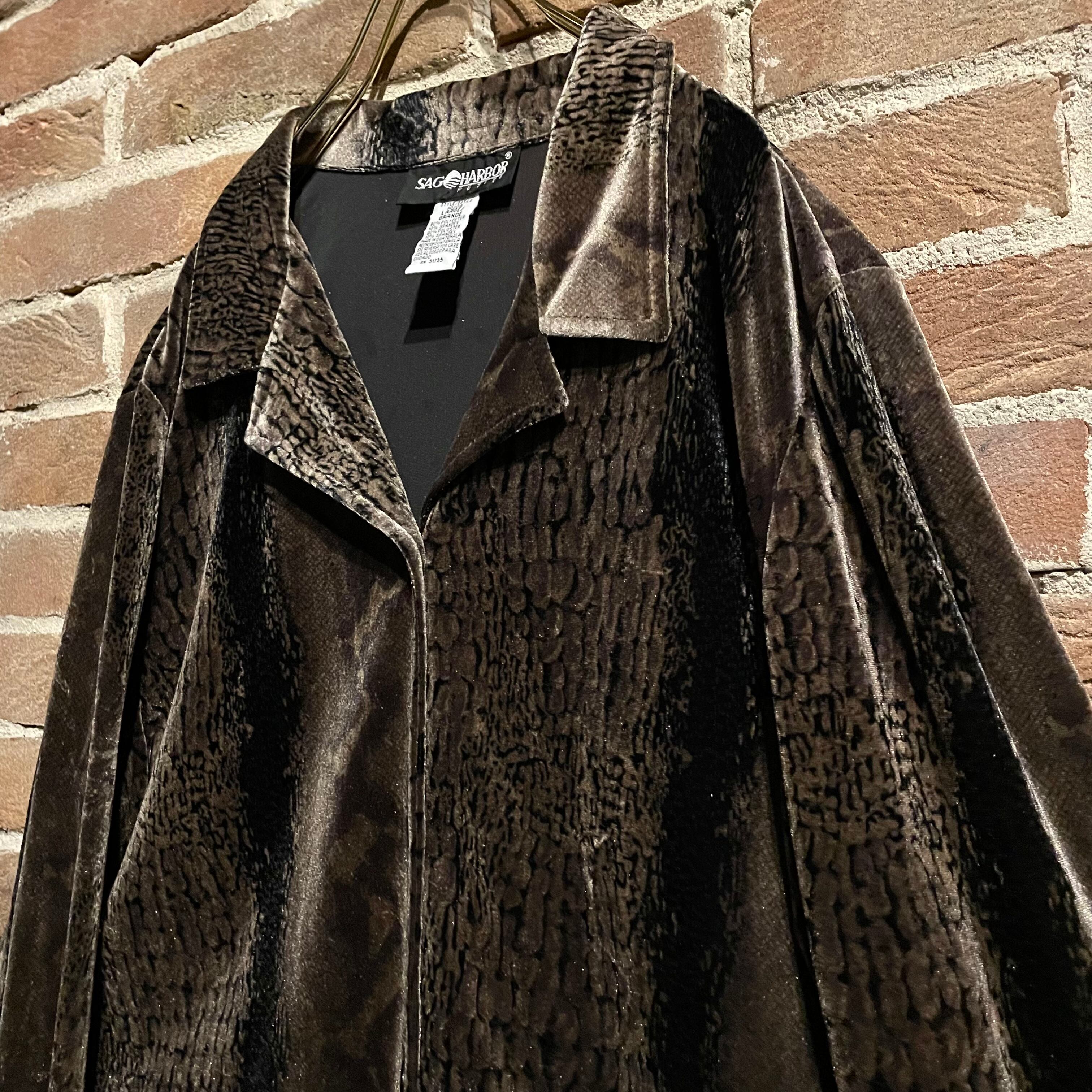 【Caka act3】"もちもち"Beautiful Velour Python Vintage Shirts | Caka(カカ）下北沢古着 ...
