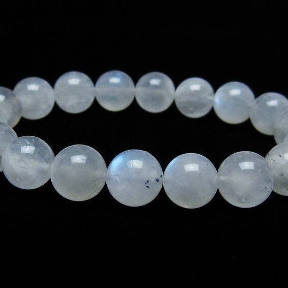 ムーンストーン ブレスレット 12mm 一点物 メール便可 [M便 1/10] 111-44860