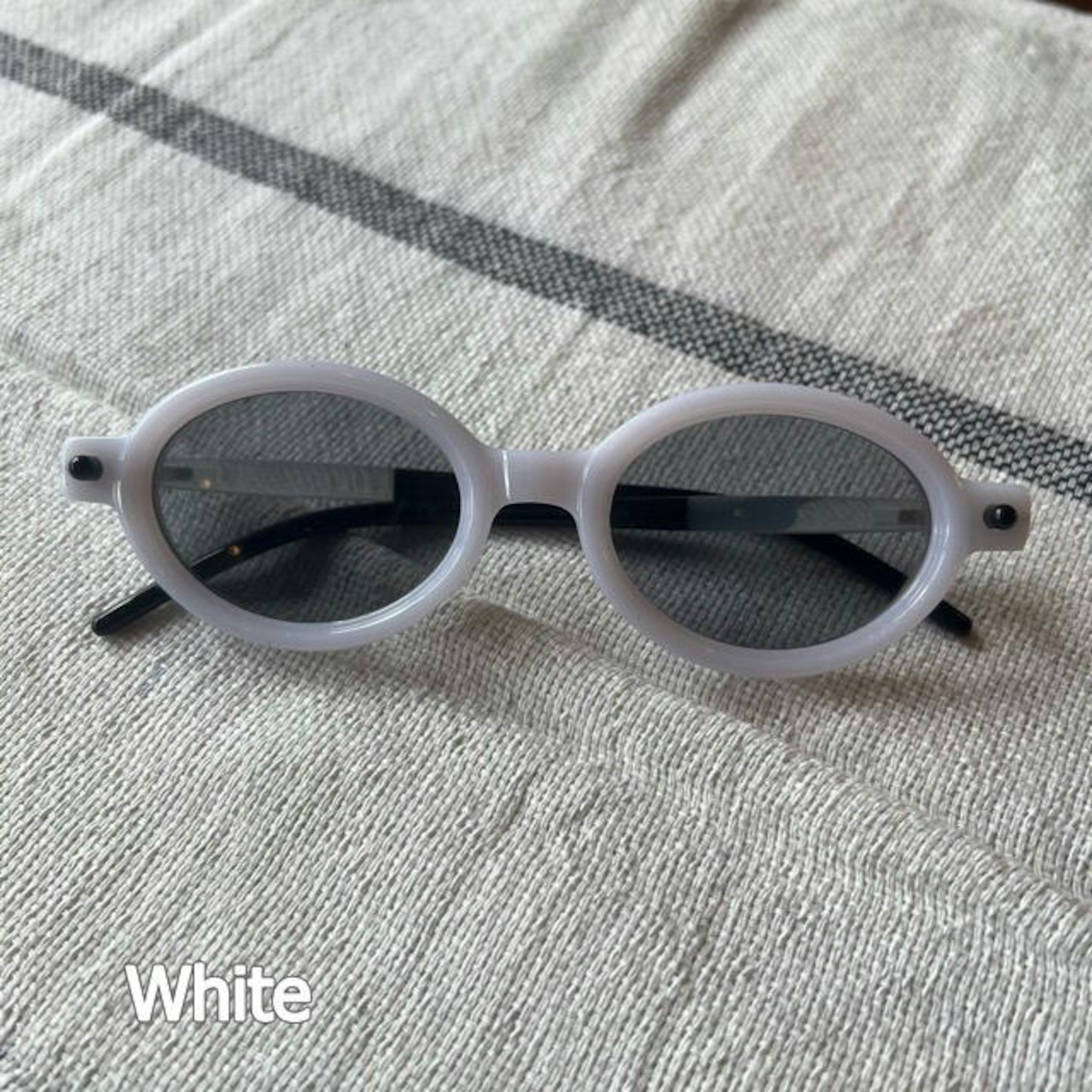TOPANGA Accessory Bicolor oval Sunglasses 5Color バイカラーオーバルサングラス 5色 サングラス オーバル プレゼント