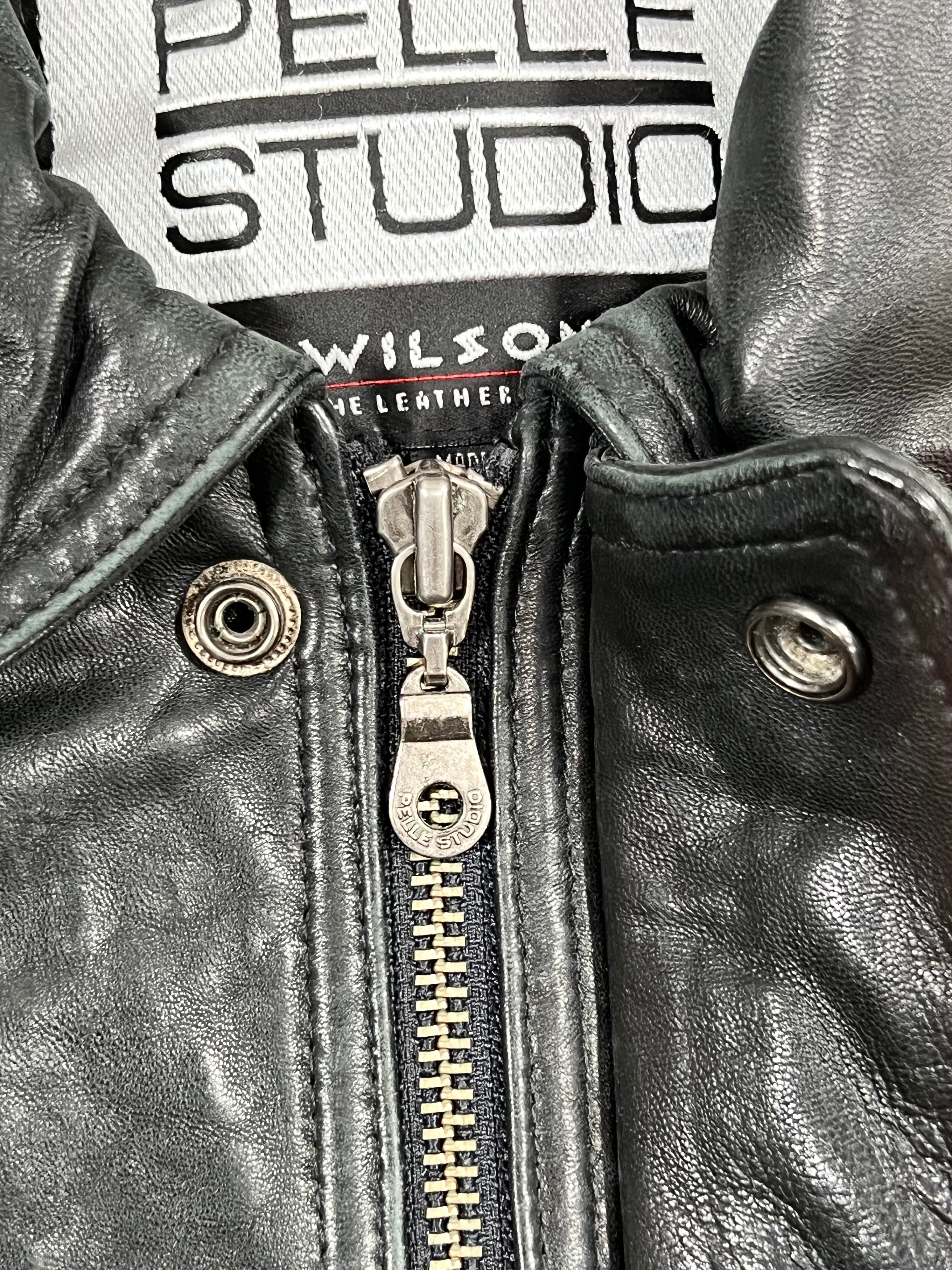 WILSONS LEATHER ベージュレザージャケット S WILSONS LEATHER ベージュレザージャケット S