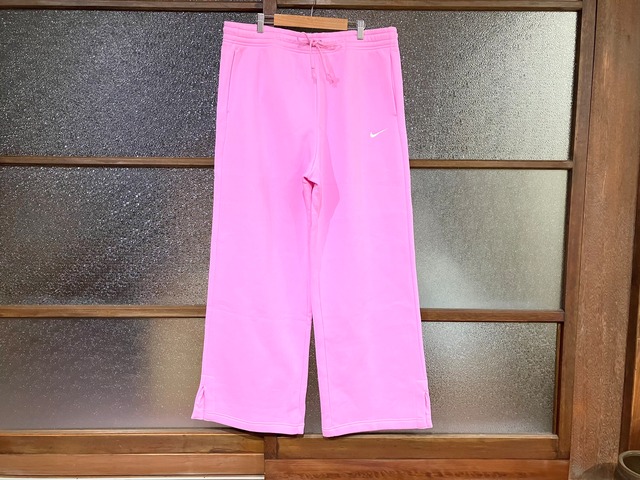 NIKE W PHENIX WIDE LEG TRACK PANTS (PINK)