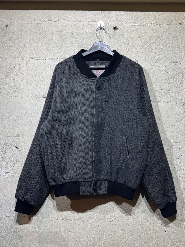 Harris Tweed derby jacket Db3 サイズ2 BROWN