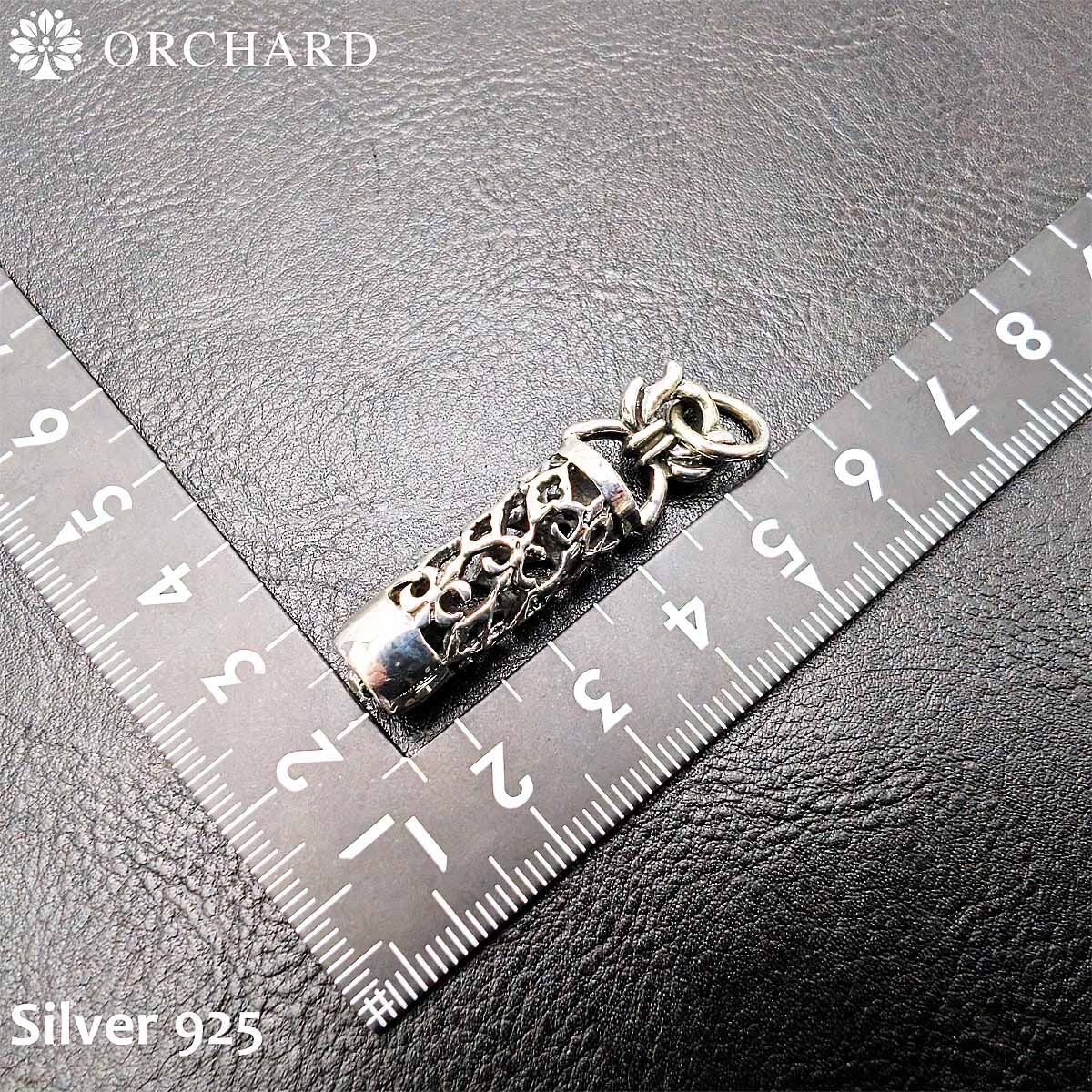 シルバー925 ペンダントトップ Silver925 メンズ レディース 筒型