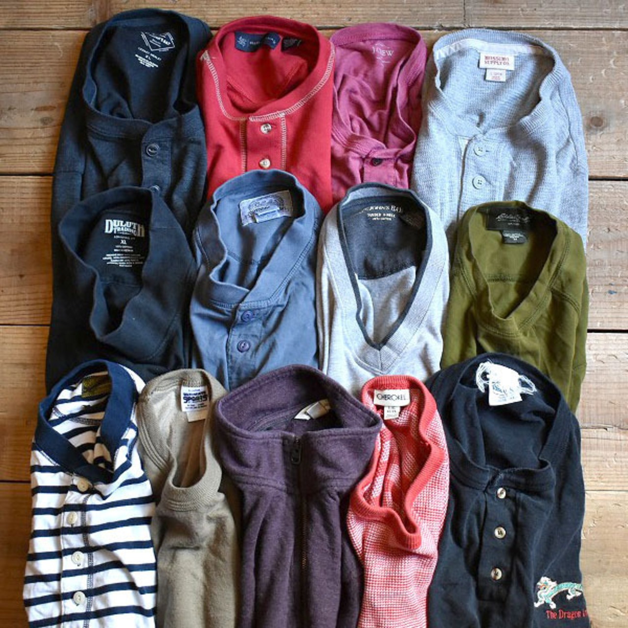 中古】<br>JJJJound <br>クルーネックスウェット ブラウン サイズ：XL 