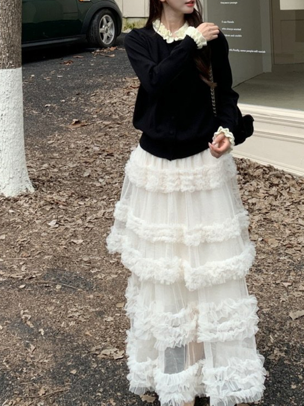 フリルスリーブガーリートップス LK1809