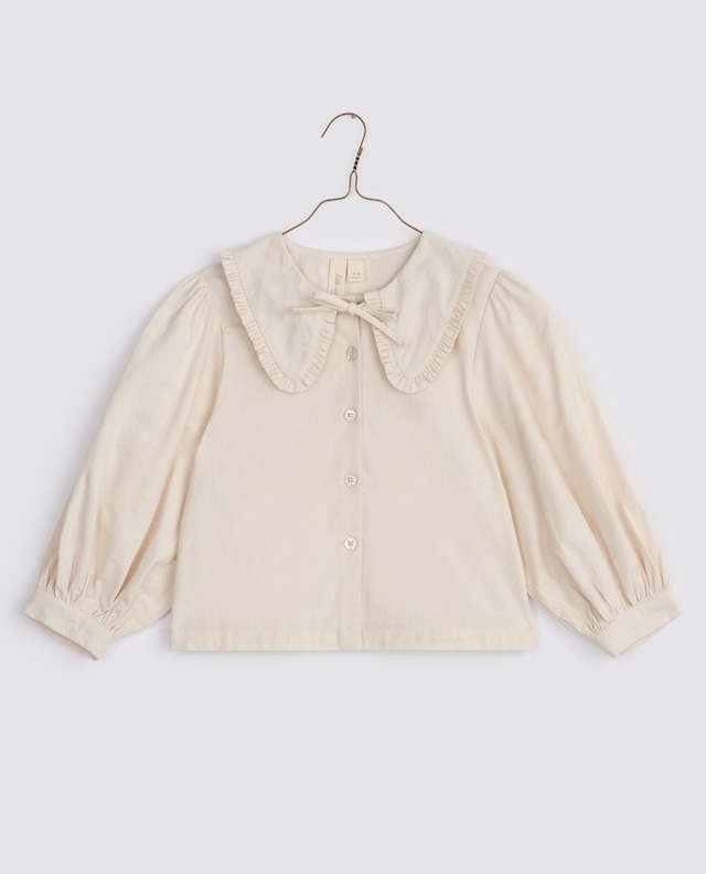 Little cotton clothes/Organic Helga Blouse - Chalk
