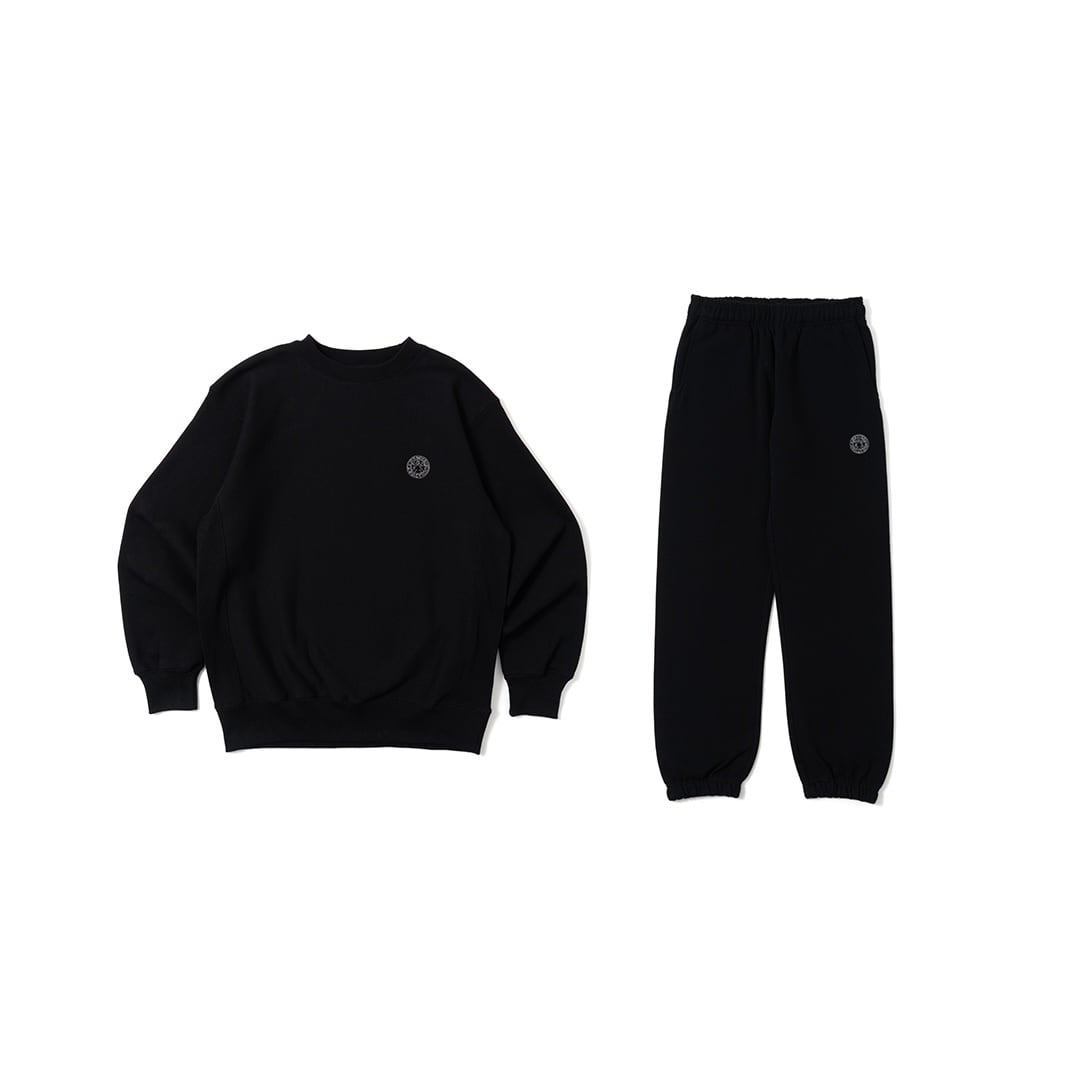 HEAVY WEIGHT SWEAT SETUP BLACK