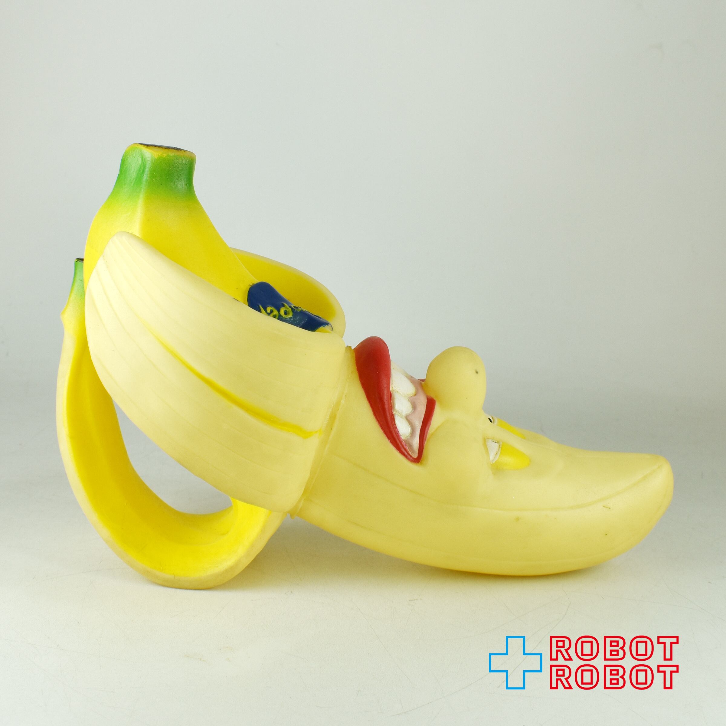 ユーロペット フルーツ スクイーキートイ バナナ ソフビ フィギュア