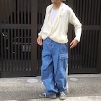 KUON/クオン Cargo Pants  #2002-PT0405 Indigo/breached