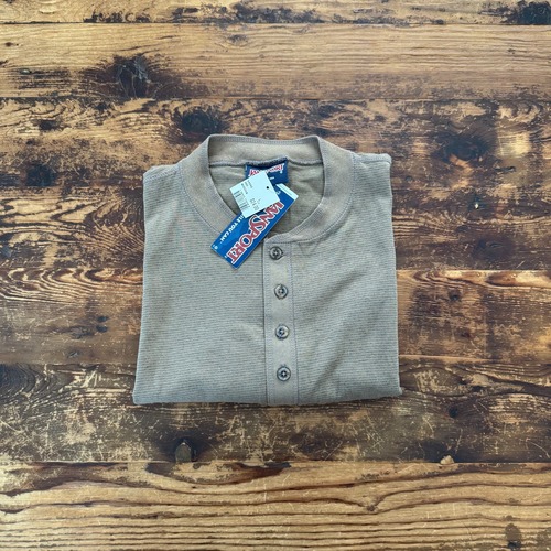 1990's  "JANSPORT" Henley Neck Tee Made in USA