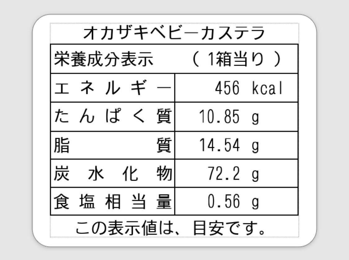 オカザキベビーカステラ6箱セット | オカザキベビーカステラカフェ