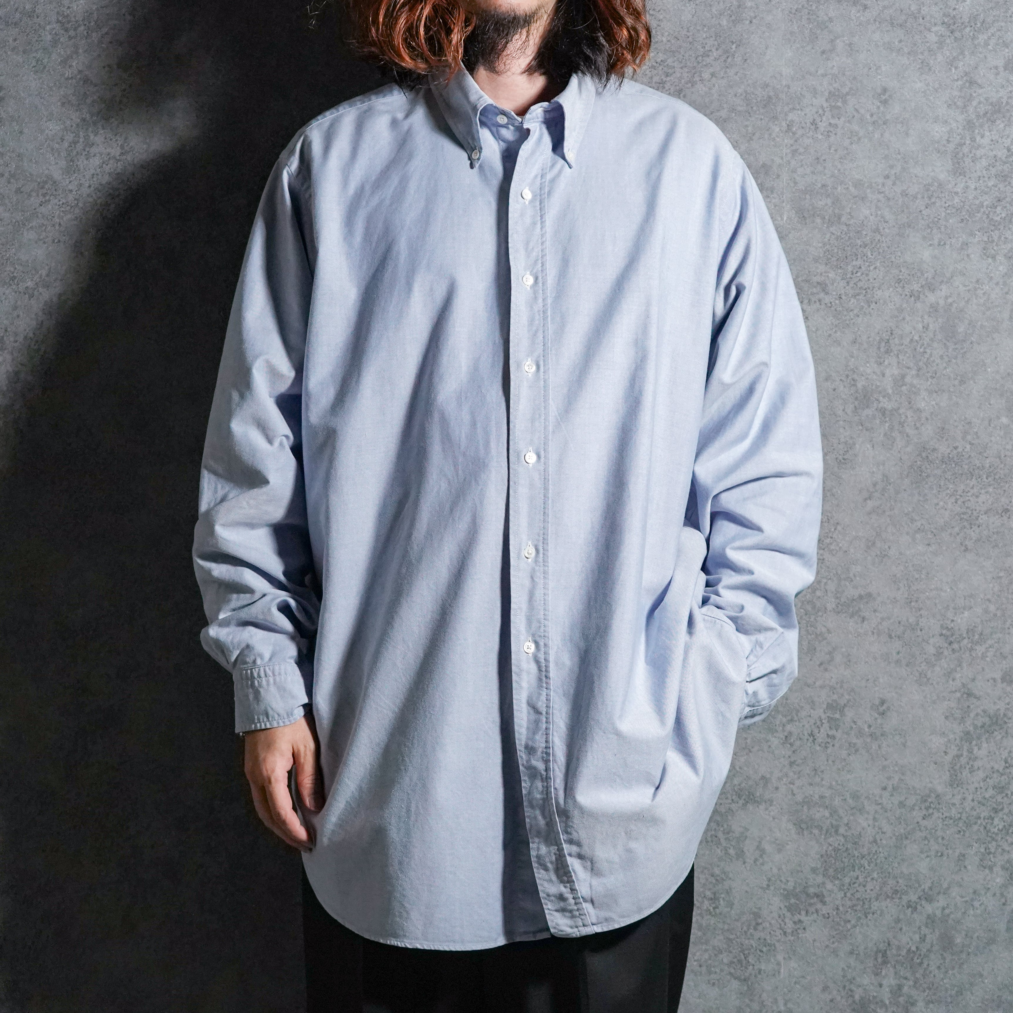 DEAD STOCK】50s French Army Sleeping Shirt Blue フランス軍