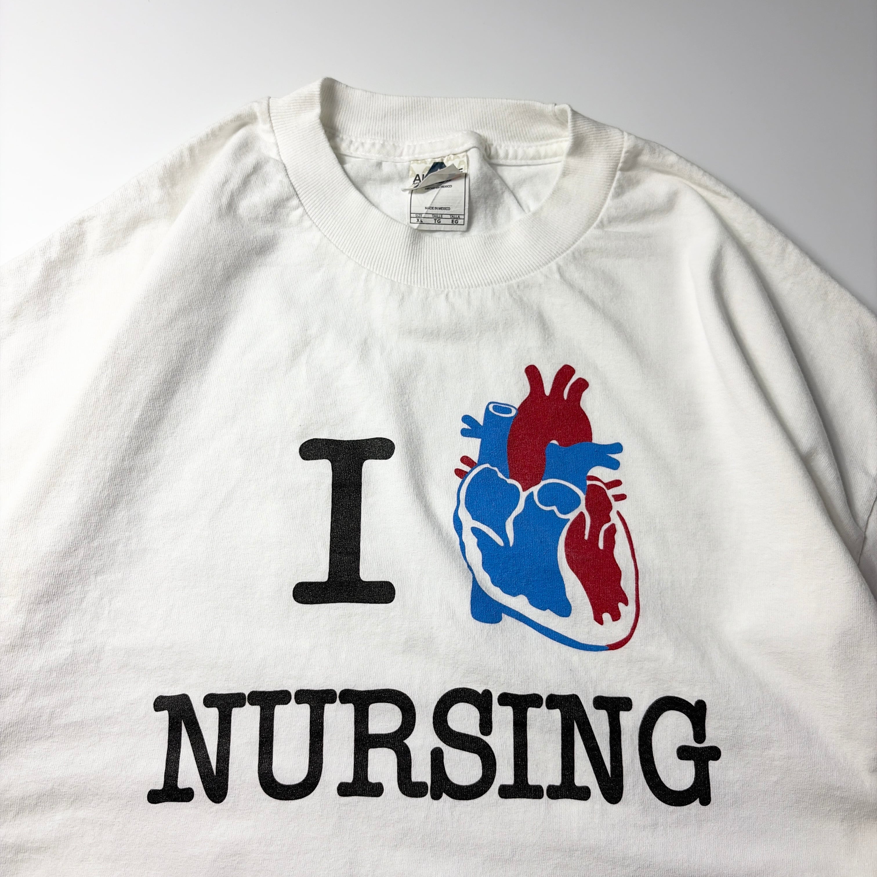 00s I Love Nursing Anatomy Graphic Tee