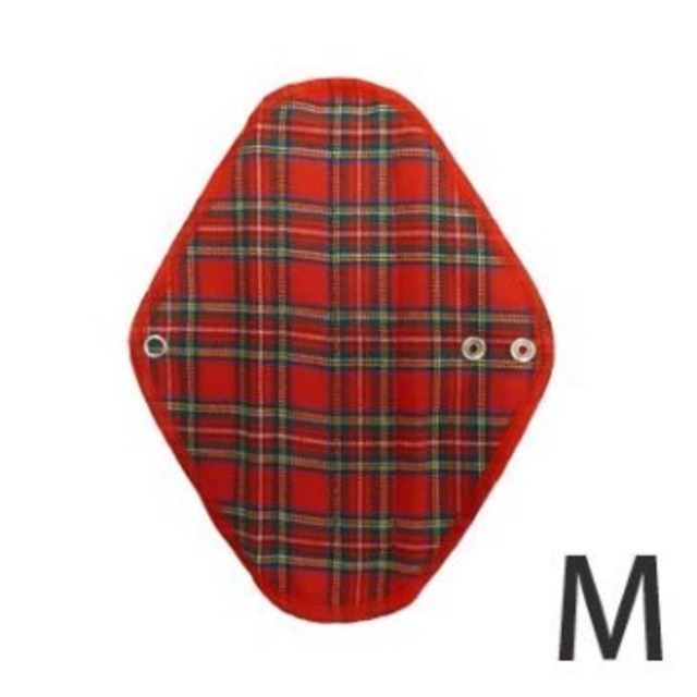 布ナプキン 赤タータンチェック Mサイズ