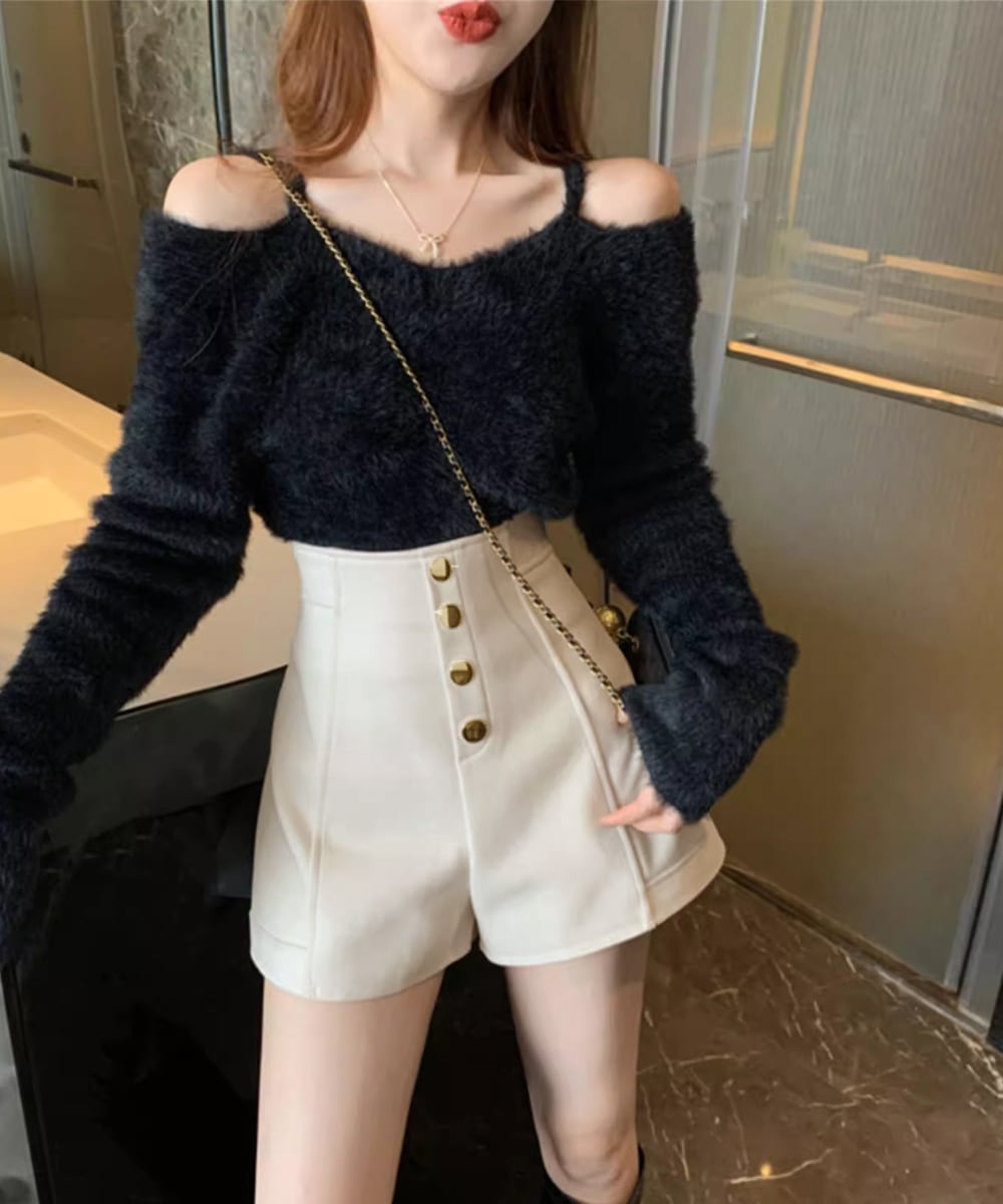 ウィム ガゼット) センタープレスショートパンツ