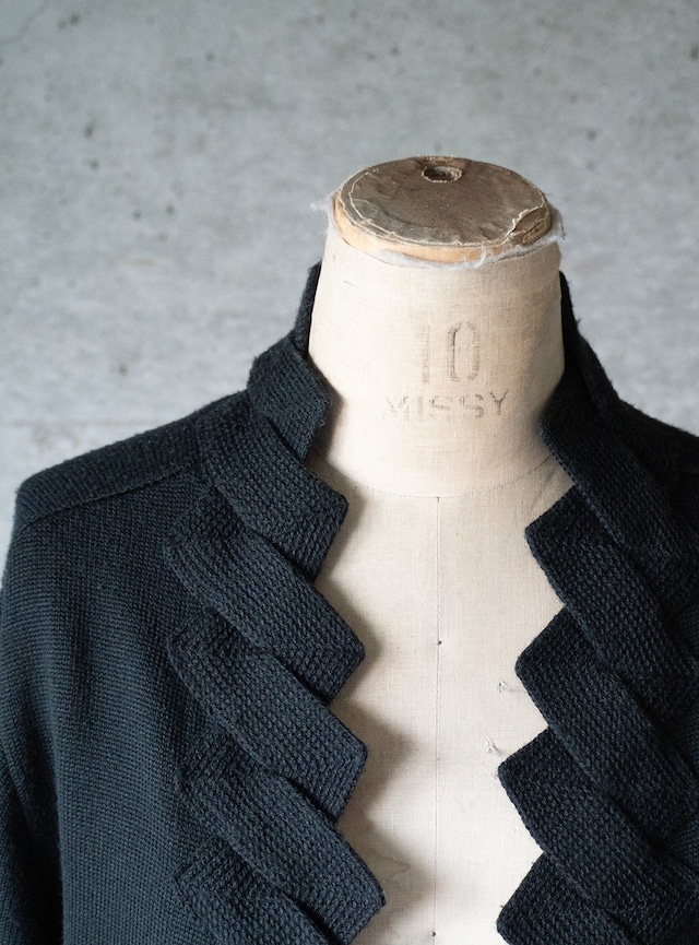 unknown 1980s Jagged hem cardigan