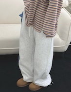 【新作5%OFF・3日間】裏起毛・S-line Sweat Jogger Pants_3colors