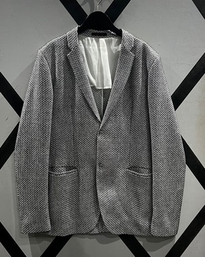 【X VINTAGE】“EMPORIO ARMANI” 3D Texture Single Breasted Tailored Jacket