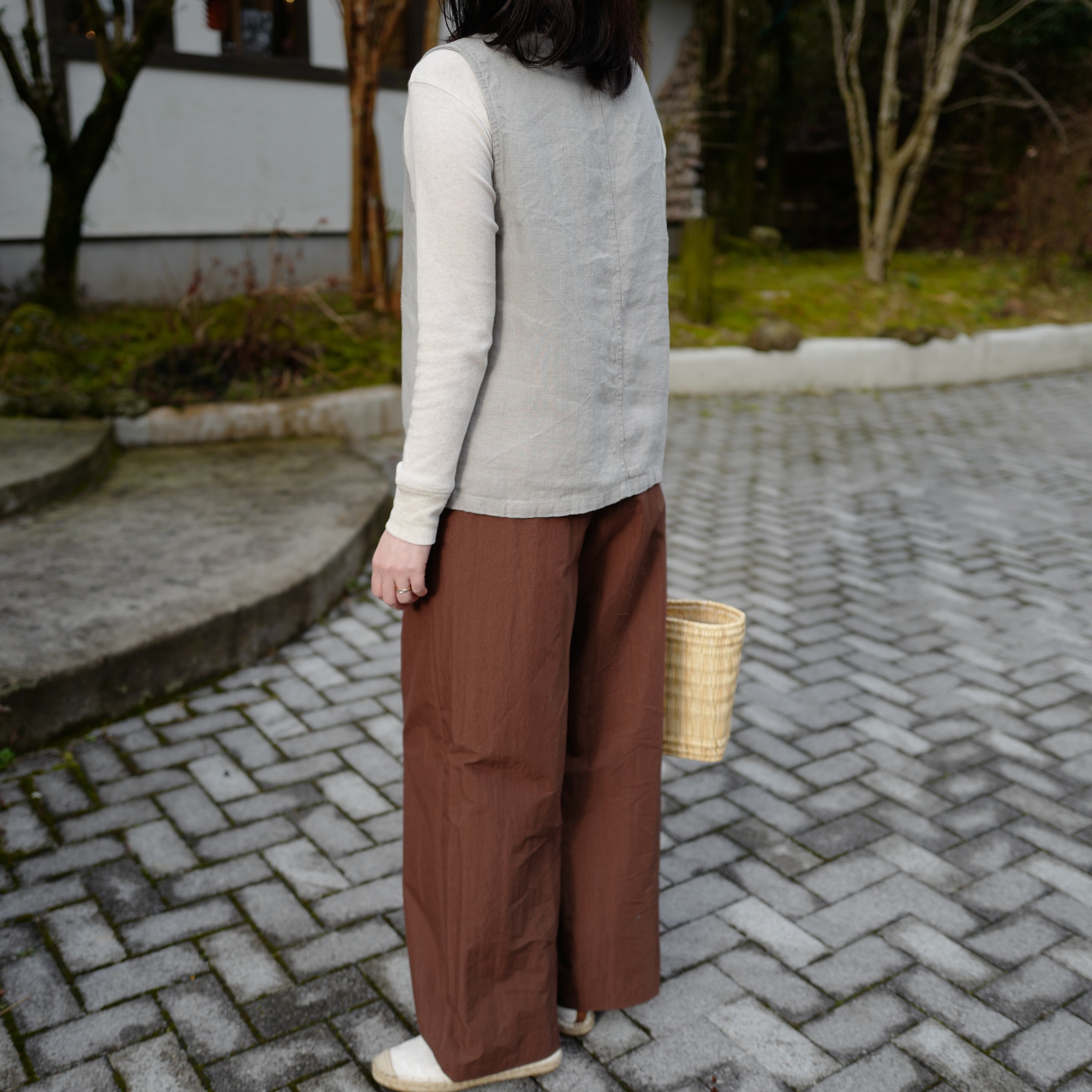 fog Inen work ロングベスト 2026年最新】fog linen work レディース ベスト・ジレ・ビスチェの人気