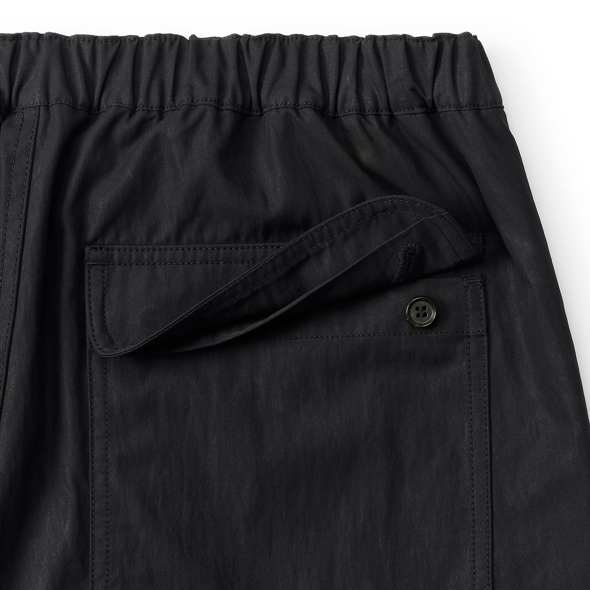 everyone cotton nylon cargo pants (BLACK) | everyone