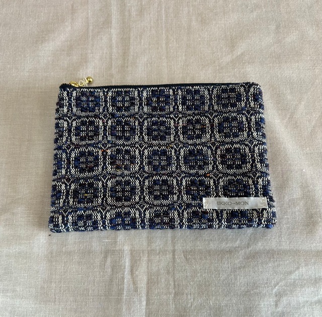 オーバーショット織りポーチ(中)