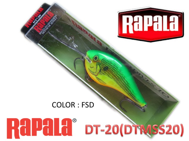 ラパラ　Rapala　DT20(DTMSS20)　SFD(Fire Shad)   F-L47-04