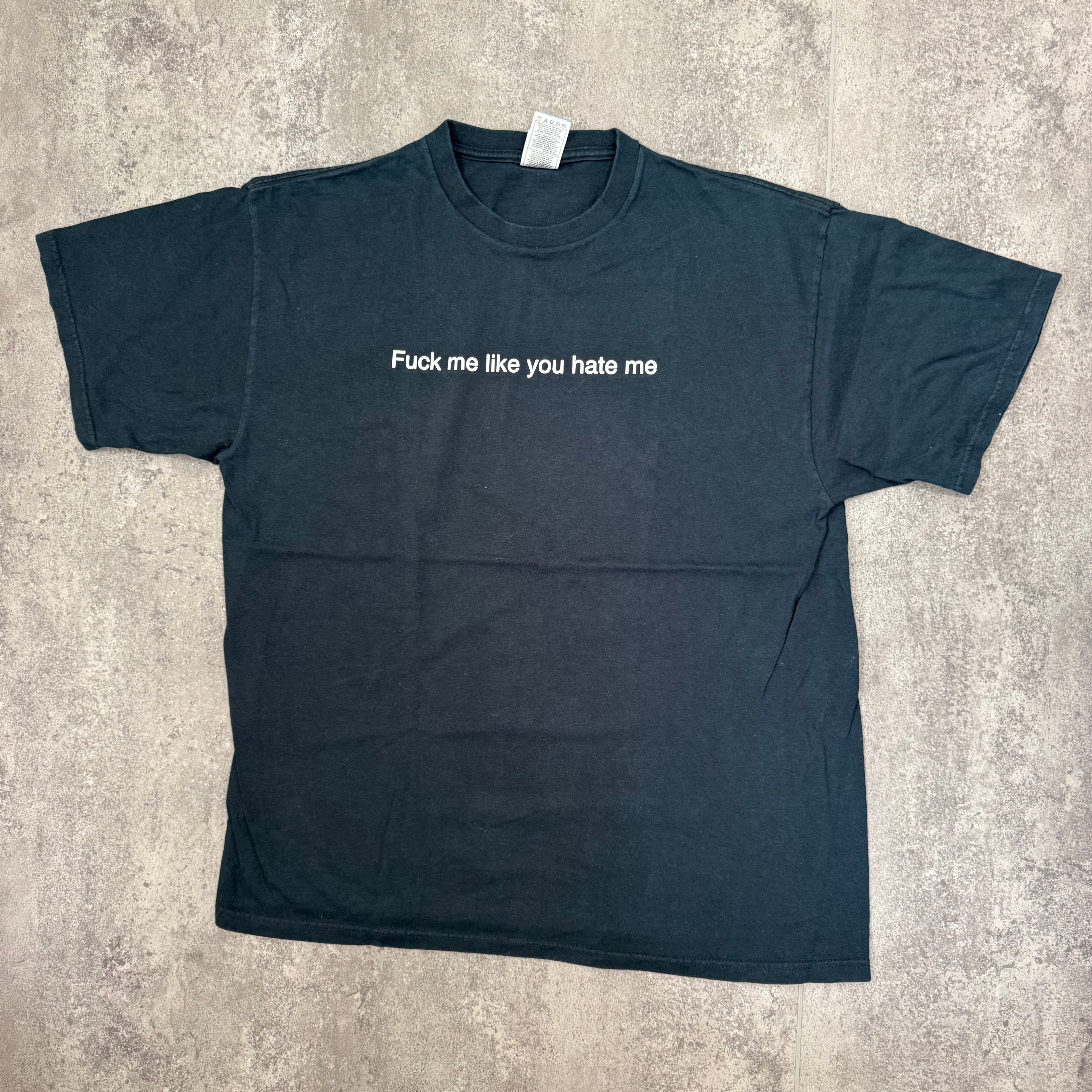 90s-00s “DELTA” faded black tee 90年代 00年代 デルタボディ
