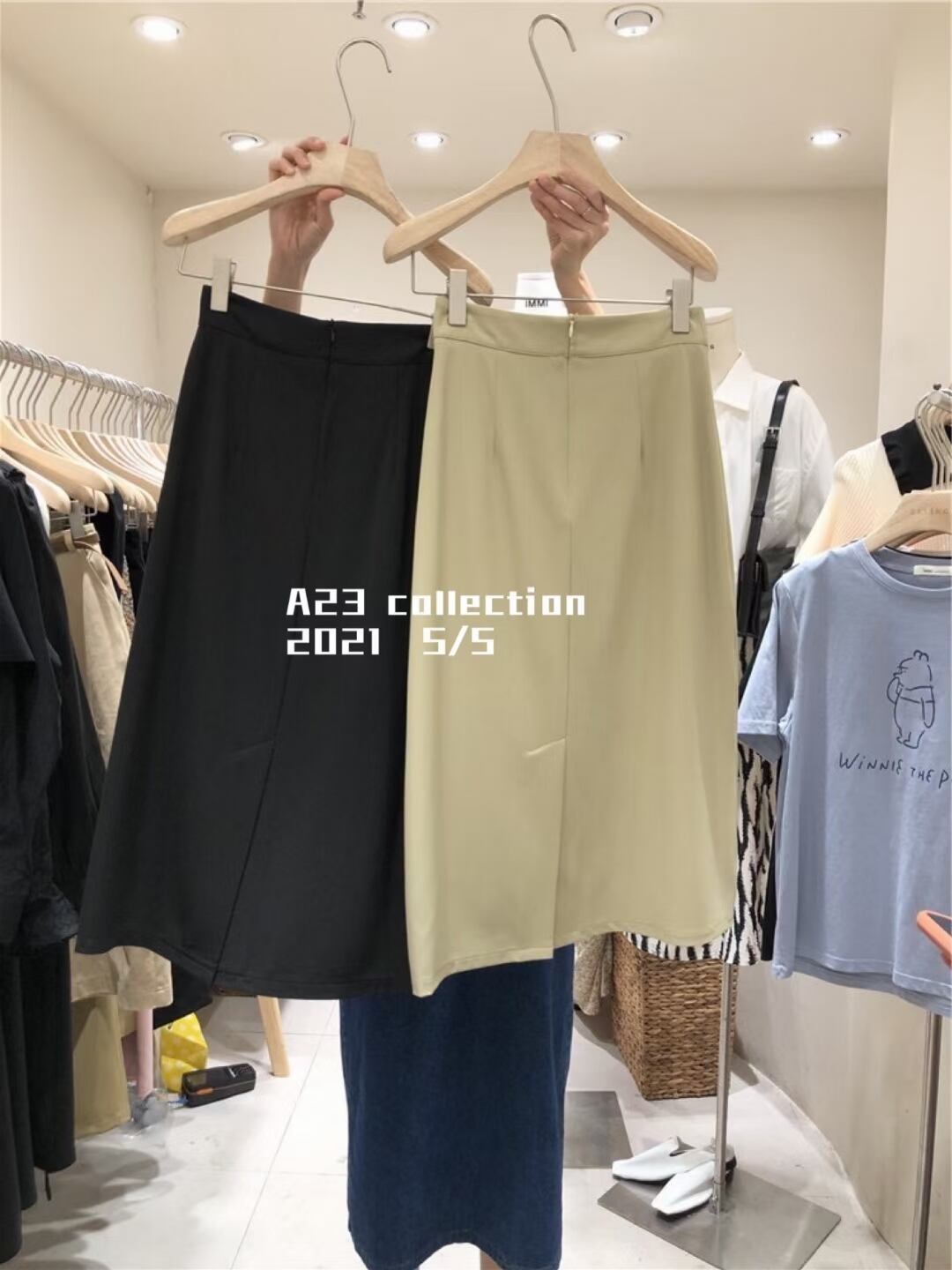 フラップ風　タックスカート　AJ3396-D06