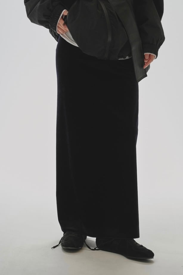TODAYFUL Pencil Velour Skirt ペンシルベロアスカート Black | planet3rd
