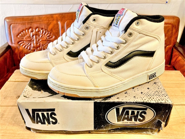 Vans（バンズ）V-5012 8 26cm 白/黒 USA 90s ②