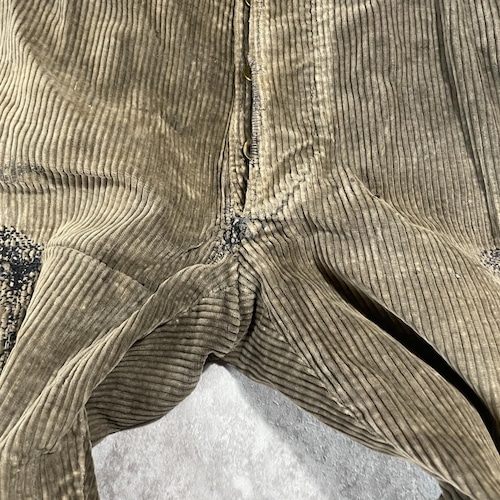 30-40s Adolphe Lafont コーデュロイ ブラウン W32 詳細写真5