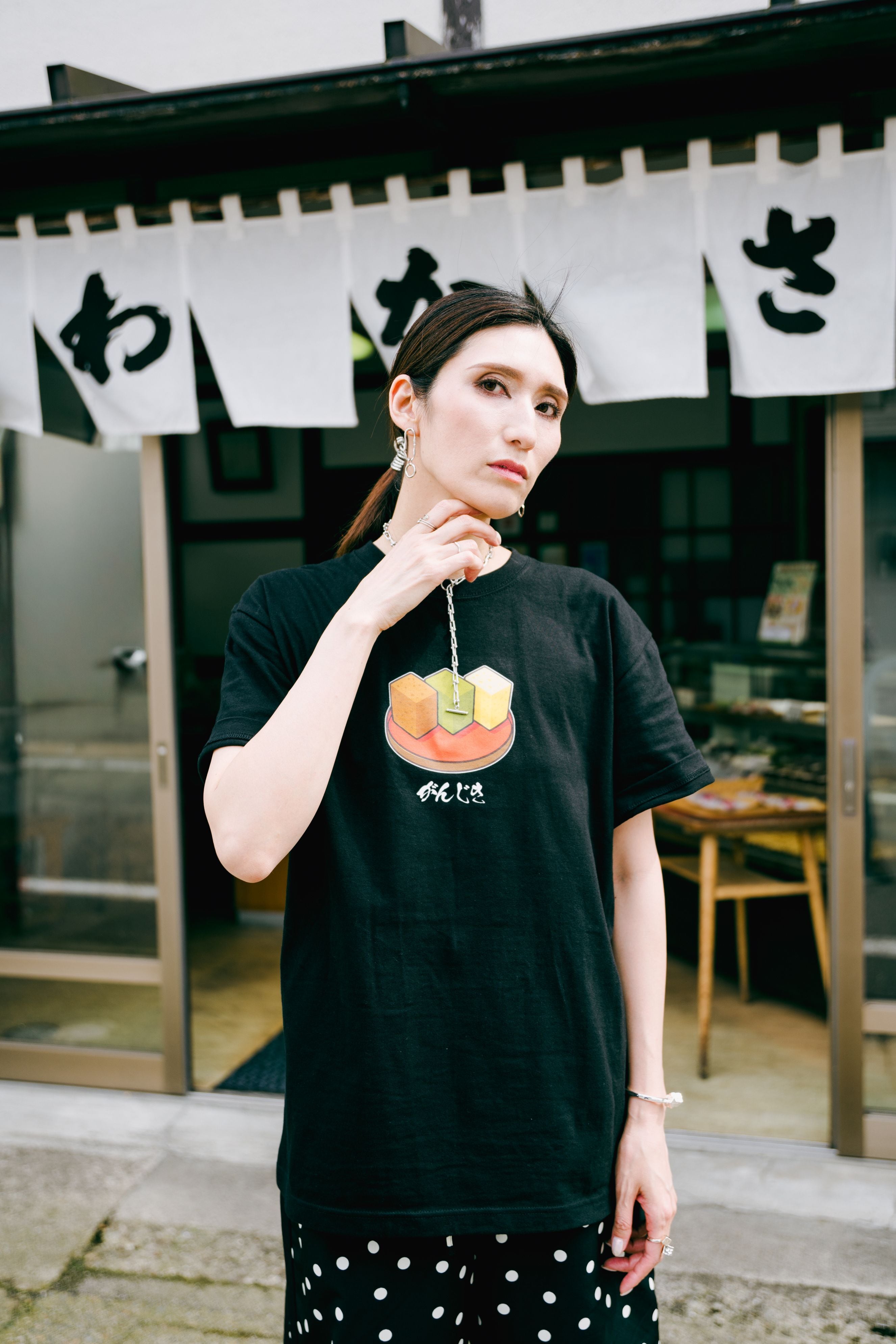 湯沢市銘菓オリジナルがんじきTシャツ | MARBLE