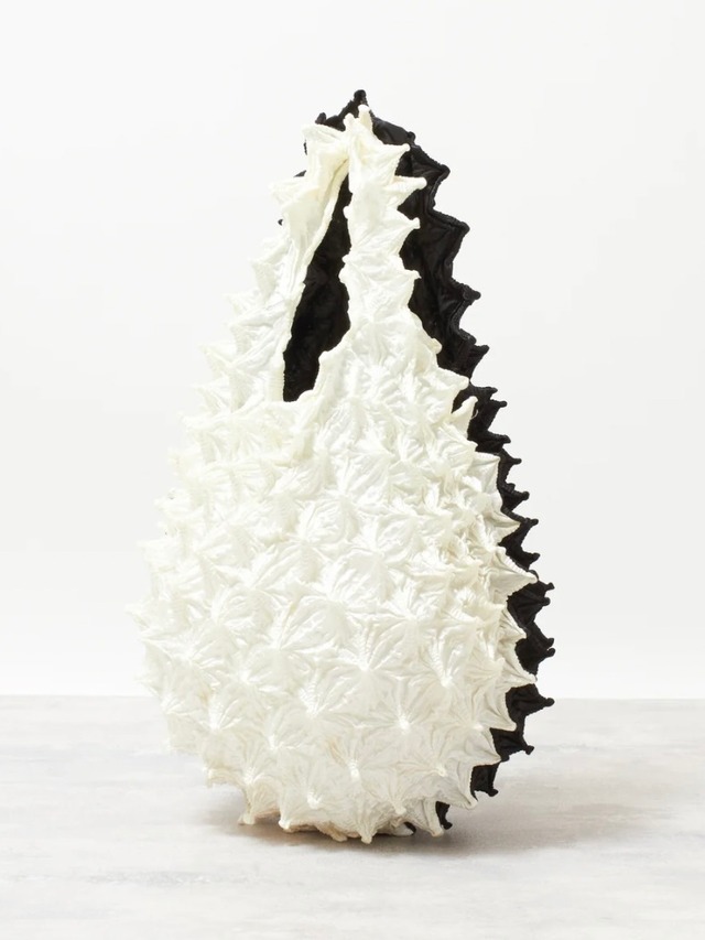 【送料無料】BUNZABURO 文三郎 / プチバッグ / Petit Bag Bicolor White x Black