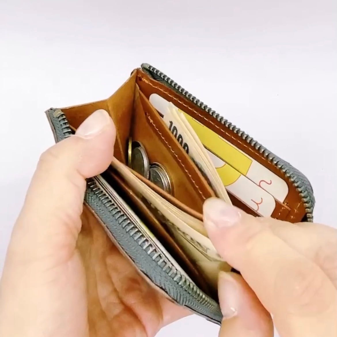 タカヒロ◎Handmade L字型ファスナーポーチ❣️◎5点セット タカヒロ◎Handmade L字型ファスナーポーチ❣️◎5点セット