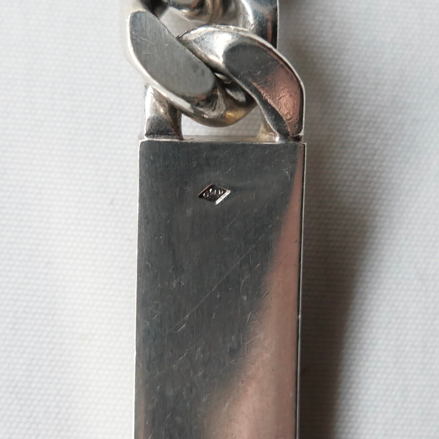 60s FRENCH VINTAGE SILVER800 ID BRACELET | safarionline